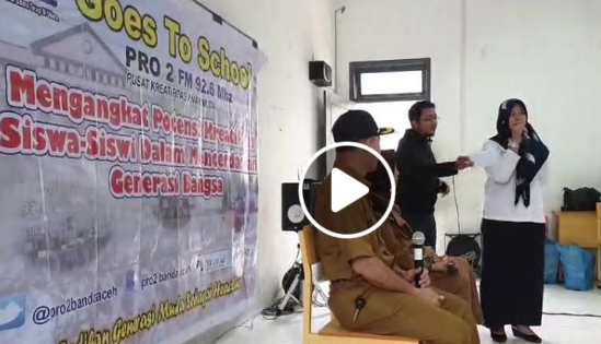Talkshow Prestasi dan Kreativitas Siswa-Siswi SMAN 1 dalam Siaran RRI Pro 2 Banda Aceh Goes To School